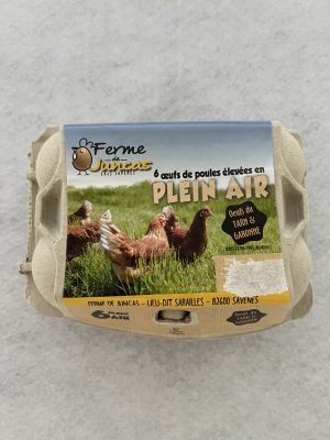 Oeufs Fermiers plein - Boite de 6 ou 12