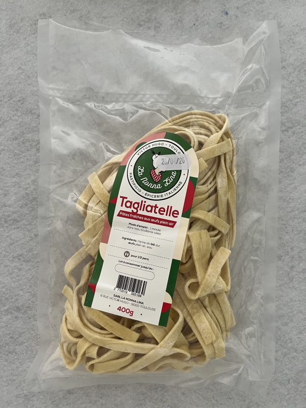 Tagliatelle frais Pâtes fraîches & gnocchi artisanaux – 400g (Toulouse)