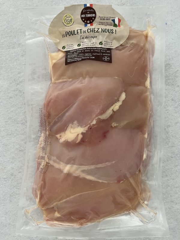 Blanc de poulet francais Filet de poulet – lot d’environ 2kg (10 pièces) – Origine Sud-Ouest