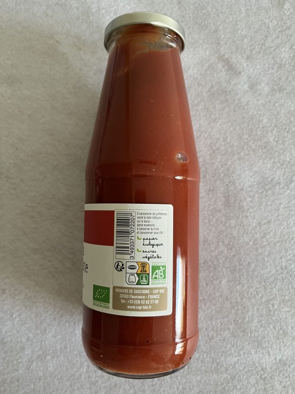 Coulis de tomate 3 Coulis de tomate BIO – 690 g