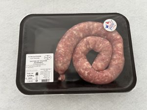 Saucisse de Toulouse fraîche – 500g ou 1kg – Origine Sud Ouest