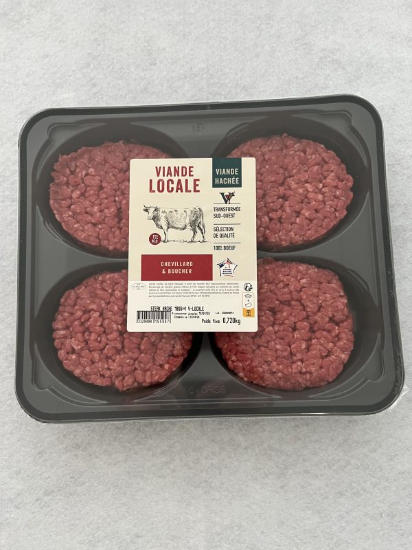 Viande haché local Steak haché frais – Origine Béarn