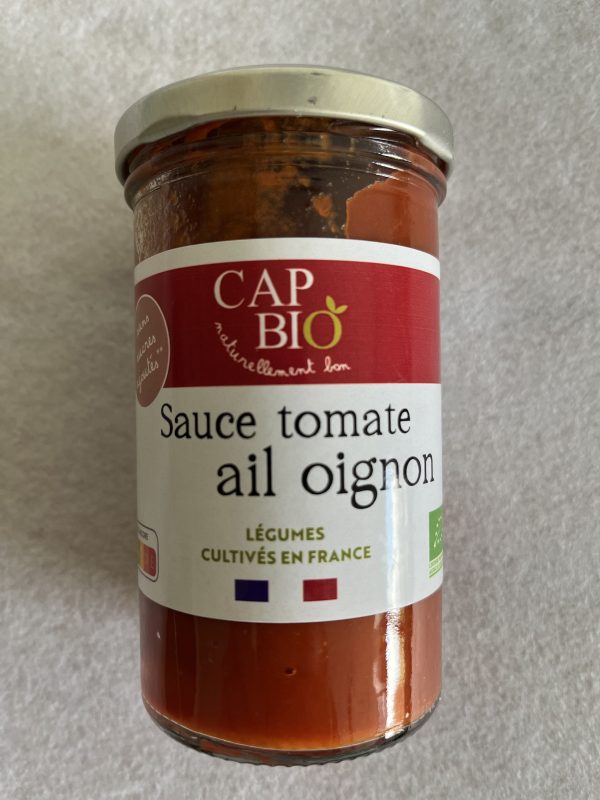 sauce Tomate Ail Oignon 1 Sauce Tomate Bio Artisanale – Tomates du Sud-Ouest 250g