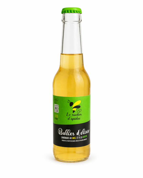 limonade le rucher d'apidaé Limonade artisanale au miel – 33 cl