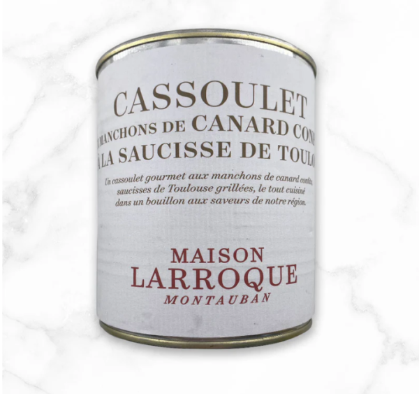 CASSOULET AUX MANCHONS DE CANARD CONFIT Cassoulet aux manchons de canard confit – Larroque